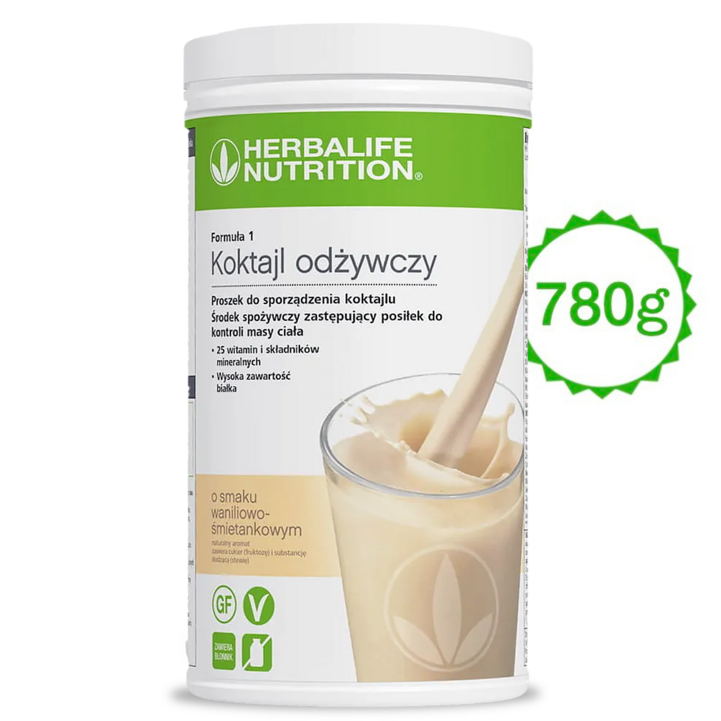 Koktajl Formuła 1 Herbalife waniliowo-śmietankowy 780g